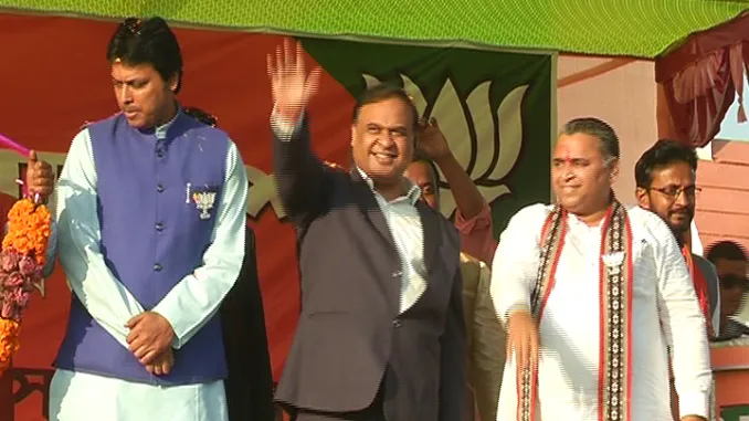 ত্ৰিপুৰাৰ চি পি আই এম চৰকাৰৰ মাথো ৪৫ দিনহে সময় আছে: হিমন্ত