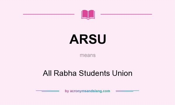 All Rabha Students Union logo