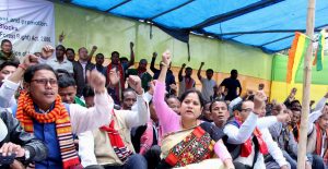 26-02-18 Guwahati- Tribal organisations protest (3)