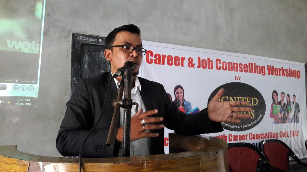 Career Counselling held at Tangla College