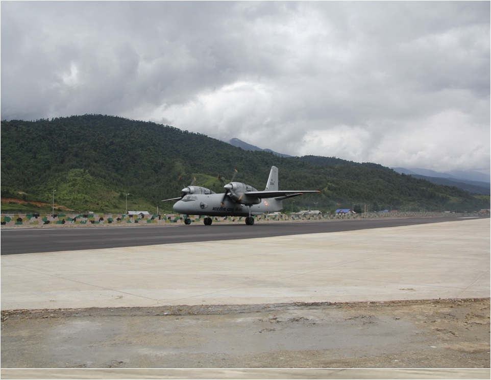 IAF plane at ALG in Arunachal during assult