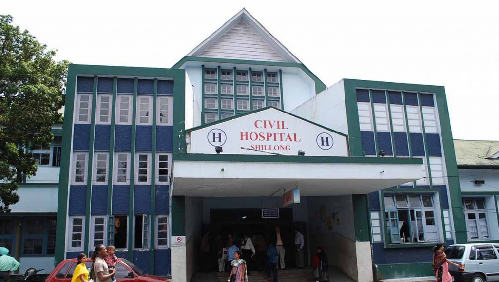 The Shillong Civil Hospital (Photo by Sanjib Bhattacharjee)