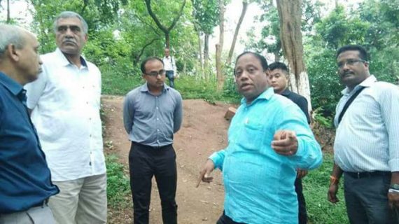 Assam-Forest-and-Environment-Minister-Parimal-Suklabaidya-at-Assam-State-Zoo-on-Tuesday.-Northeast-Now-570x320