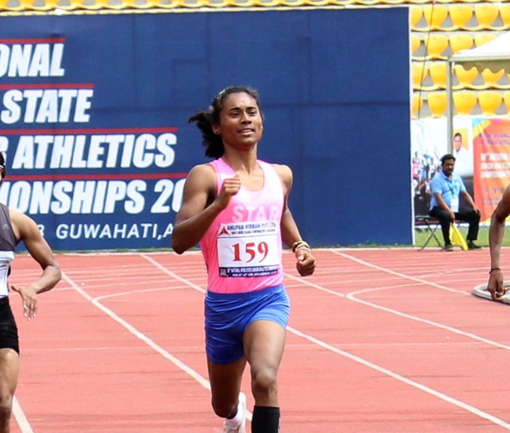 28-06-18 Guwahati- National Athletics women 400m Hima Das (3)