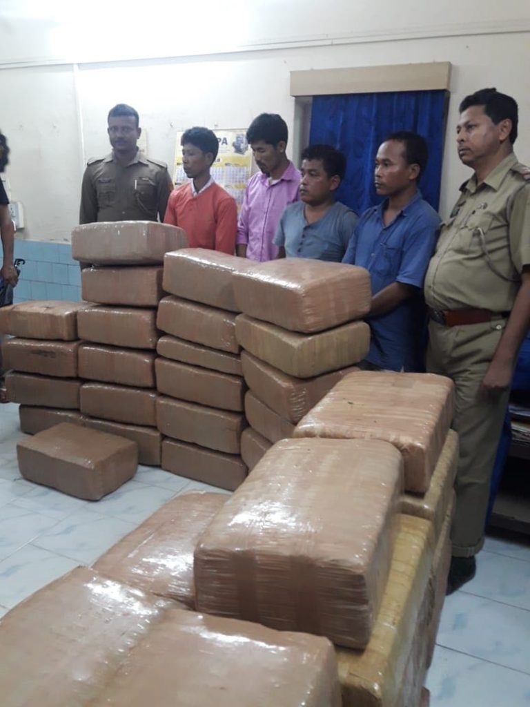 Tripura police seized marijuana worth Rs 25 lakh