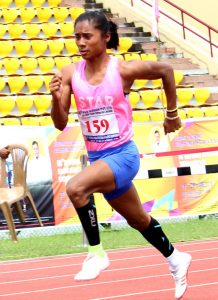 28-06-18 Guwahati- National Athletics women 400m Hima Das (1)