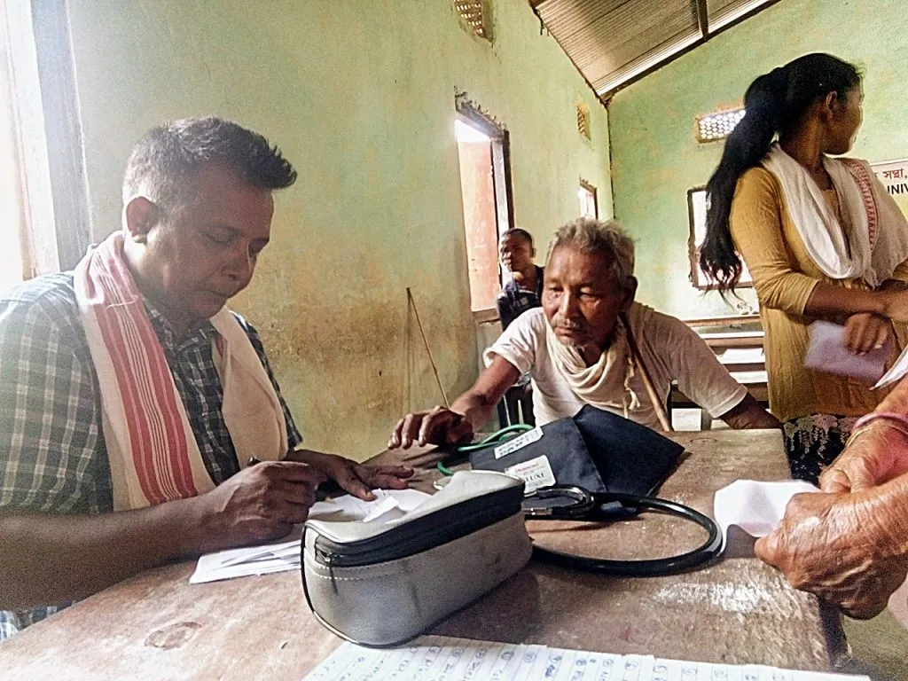medical camp at Chariduar