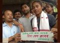 স্বগৃহত উপস্থিত হৈ সামাজিক কামত জড়িত হৈ পৰিছে হিমা