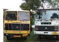stone laden trucks