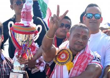 Mr. World Golap Rabha feleciated