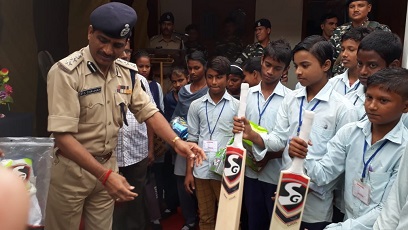 Free sports goods being distributed by 136 Bn of CRPF