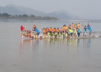 ধোপৰতলৰ নাওখেল প্ৰতিযোগিতাত হাজোৰ ‘ৰাইজৰ আশীৰ্বাদ’ প্ৰথম