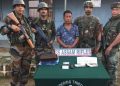 The apptehended NSCN (K) overground worker.