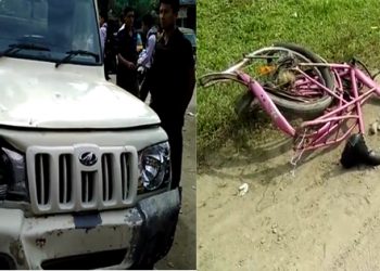 Road accident at Jagun