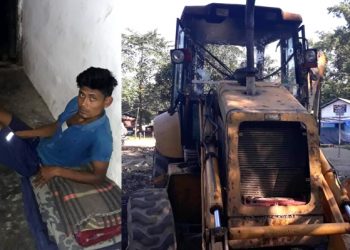 কয়লাৰ চোৰাং বেহা : লিডুত অবৈধ কয়লা খননত ব্যৱহৃত জেচিবি জব্দ