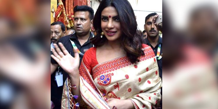 priyanka chopra assam attire