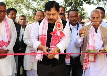 22-11-18 Baksa- Inaugurating Barowari Raas Mahotsav (1)