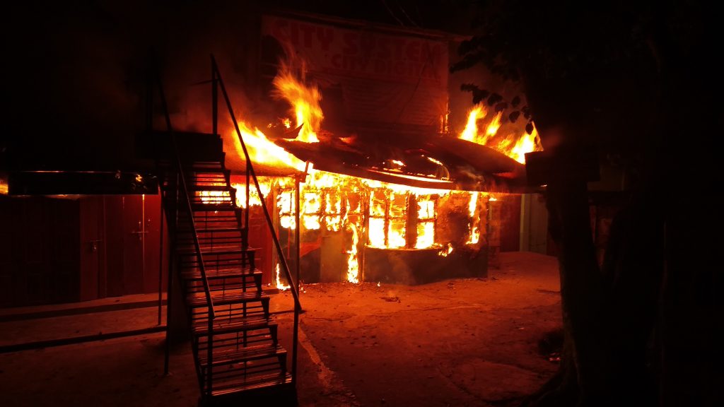 Fire at Golaghat