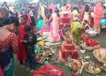 বৰপেটা আৰু কৃষ্ণাইত উলহ-মালহেৰে ষট পূজা পালন