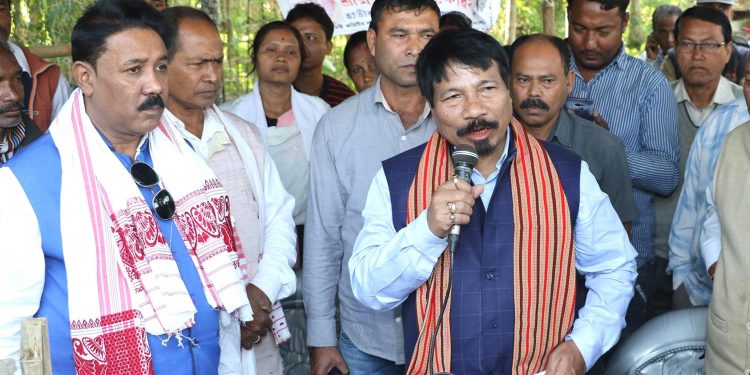 03-12-18 Sarupathar- Atul Bora AGP panchayat election campaign (2)