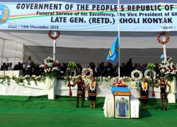 Condolence meeting of Late Gen(retd) Kholi KONYAK VP GPRNat Agri Expo, Dimapur