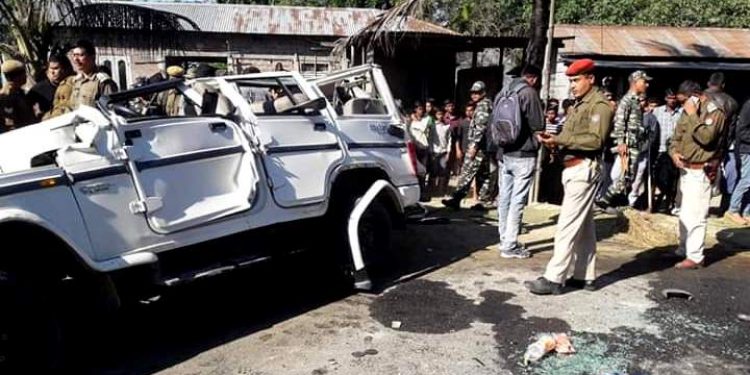 road accident at Baksa