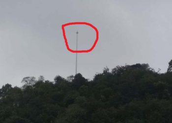 National Flag at Gandhi Mandap