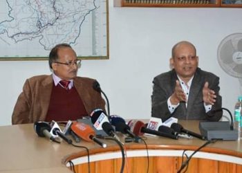 State Election commissioner H.N.Bora in a PC .