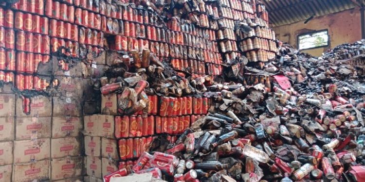 burnt beer