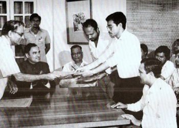 Assam Accord signign ceremony