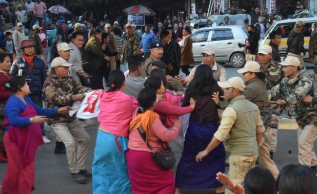 Manipur protest against CAB