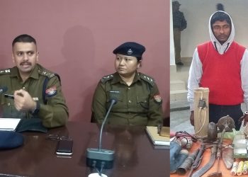 দৰং আৰক্ষীৰ অভিযানত আটক দুৰ্ধৰ্ষ ৫ জনীয়া ডকাইতৰ দল; বৃহৎ পৰিমাণৰ অস্ত্ৰ-শস্ত্ৰ উদ্ধাৰ