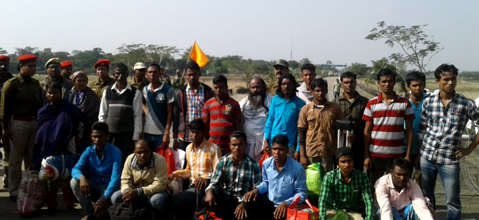 Bangladeshi national deported through Karimganj border in Assam