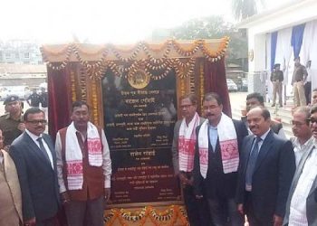 Rajen Gohain inaugurates doubling of Hojai-Habaipur railway track