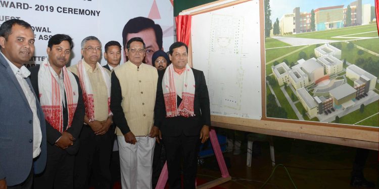 - cm unveiling Bhogeswar Baruah State Sports School (1)