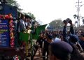 MOSR(G) Rajen Gohain flagged off the 15629 / 15630 Silghat - Tambaram Express from Nagaon station today