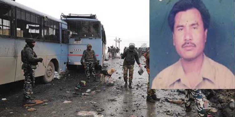 Pulwama attack: Mortal remains of CRPF Jawan Manaswar Basumatary reaches homeland Assam on Saturday