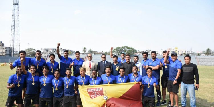 প্ৰতিযোগিতাত বিজয়ী অ' ন জি চিৰ দলটো