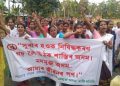 Protest against illegal liquor