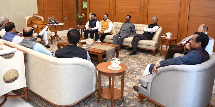 AGP delegate meeting with Amit shah