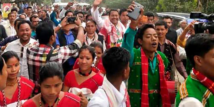Loksabha Election: Congress’ Anil Borgohain files nomination from Lakhimpur seat
