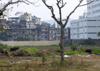 ফাঁচীবজাৰৰ উদ্ভিদ উদ্যান নিৰ্মাণ কৰাৰ পৰিকল্পনা ধোঁৱাচাঙত