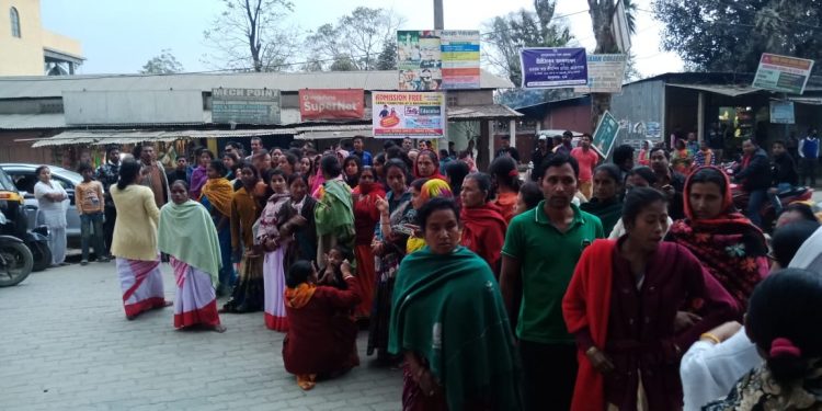 bokajan thana gherao