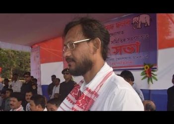 ধুবুৰীত জাৱেদ ইছলামৰ হৈ নিৰ্বাচনী প্ৰচাৰ চলালে ৰঞ্জিত দাসে