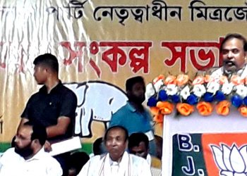 Loksabha election: Assam minister Himanta in Rocky's Samaguri, slams Congress