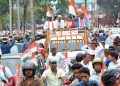 21-04-19 Guwahati- congress road show (15)'I will be won surelly': Guwahati loksabha constituency congress candidate Bobbeeta Sarma