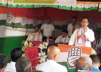 শাসনলৈ আহিলে কলিয়াবৰ হাতীমুৰা মথাউৰি নিৰ্মাণ আৰু ক্ষতিপূৰণ বিতৰণৰ কেলেংকাৰীৰ চিবিআই তদন্ত কৰা হ’ব : গৌৰৱ গগৈ
