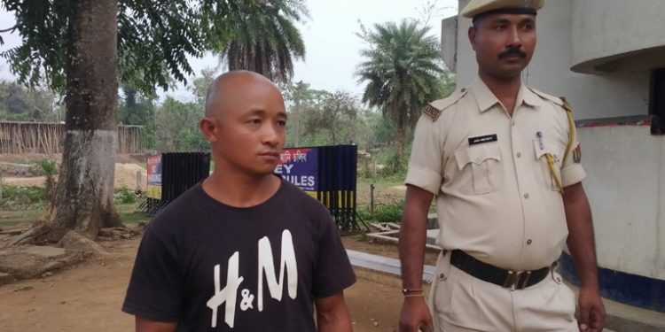 9mm pistol recoverd from former GNLA rebel at KrishnaI in Assam's Goalpara