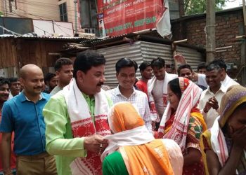 Ranjit Das at Harijan colony