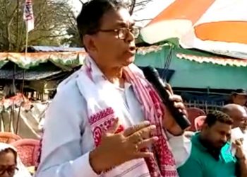 Loksabha election: Cong candidate Pawan Singh Ghatowar starts marathon campaign in Margherita